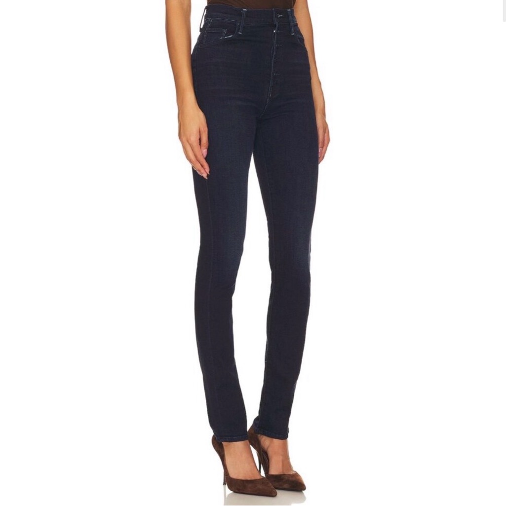 Mother High Rise Pixie Rail Skimp Jean Size 28
